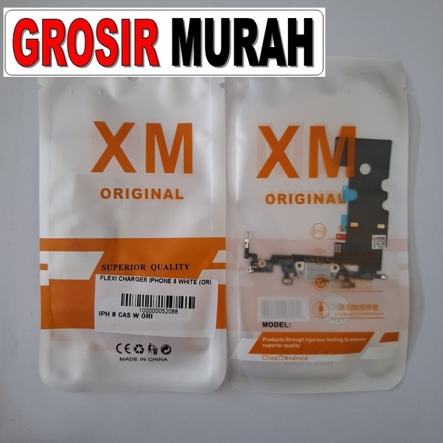 Flexi Charger Iphone 8 White (ori)