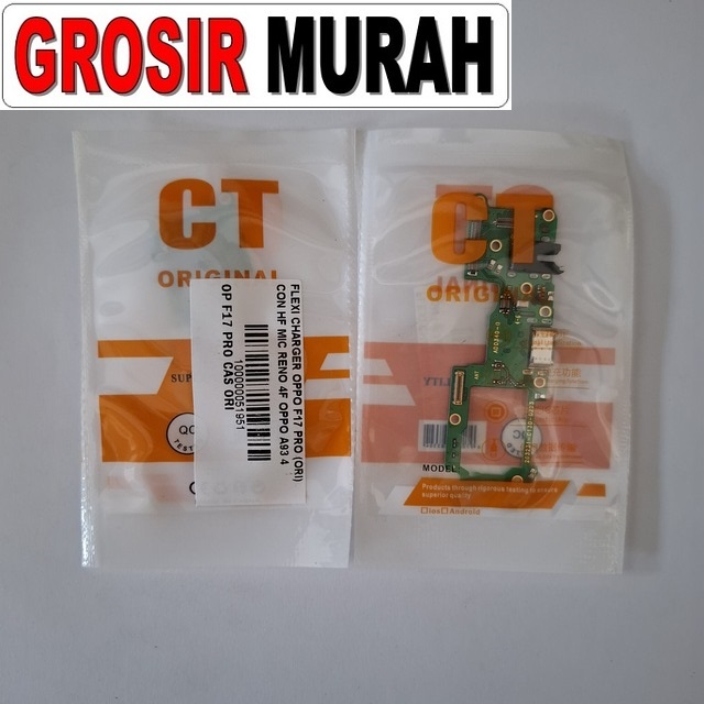 Flexi Charger Oppo F17 Pro (ori) Con Hf Mic Reno 4f Reno 4 Lite Oppo A93 4g Reno 5f