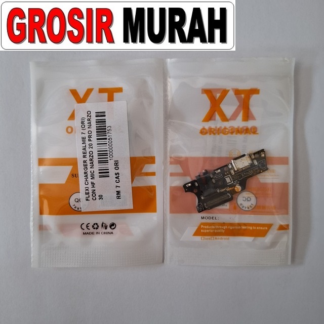 Flexi Charger Realme 7 (Ori) Con Hf Mic Narzo 20 Pro Narzo 30