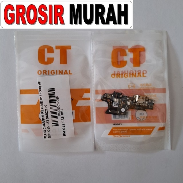 Flexi Charger Realme C11 (ori) Hf Mic C15 C12 Narzo 20