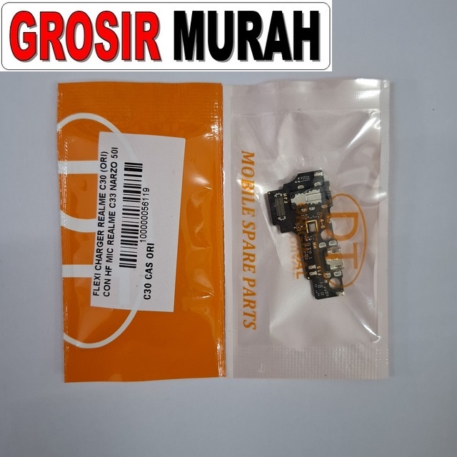 Flexi Charger Realme C30 (ori) Con Hf Mic Realme C33 Narzo 50i Prime