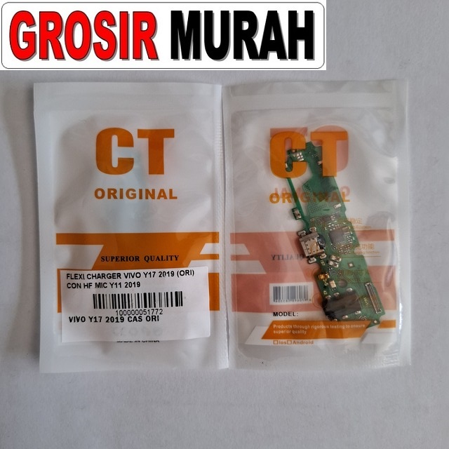 Flexi Charger Vivo Y17 2019 (ori) Con Hf Mic Y11 2019