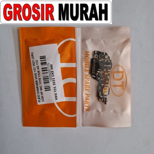 Flexi Charger Vivo Y21 2021 (ori) Con Hf Mic Y21s Y33s 4g Y32 Y21a Y21t Y33 2021