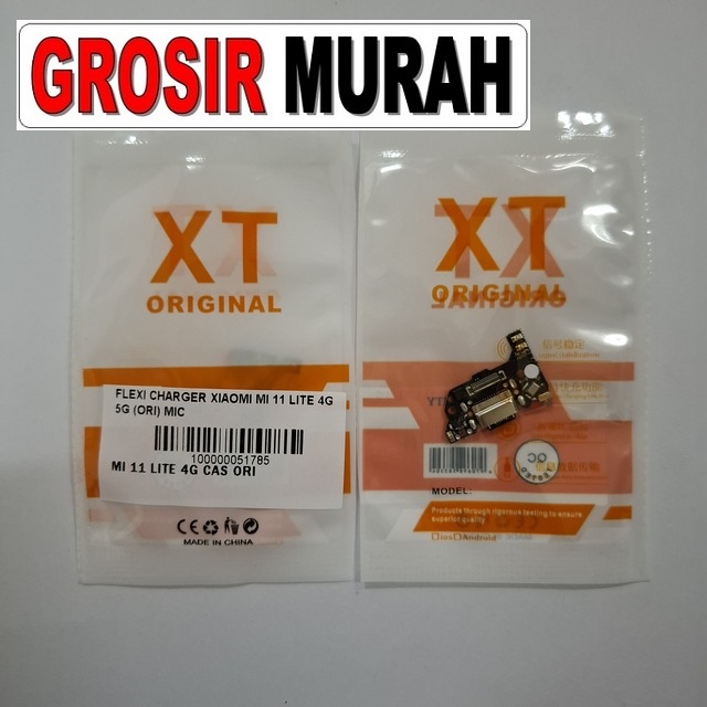 Flexi Charger Xiaomi Mi 11 Lite 4g 5g (ori) Mic
