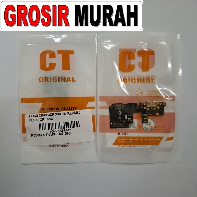 Flexi Charger Xiaomi Redmi 5 Plus (ori) Mic