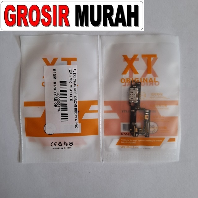 Flexi Charger Xiaomi Redmi 6 Pro (ori) Mic Mi A2 Lite