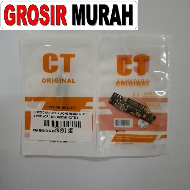 Flexi Charger Xiaomi Redmi Note 6 Pro (ori) Mic Redmi Note 6