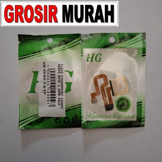 Flexi Fingerprint Xiaomi Redmi Note 3 Home Gold