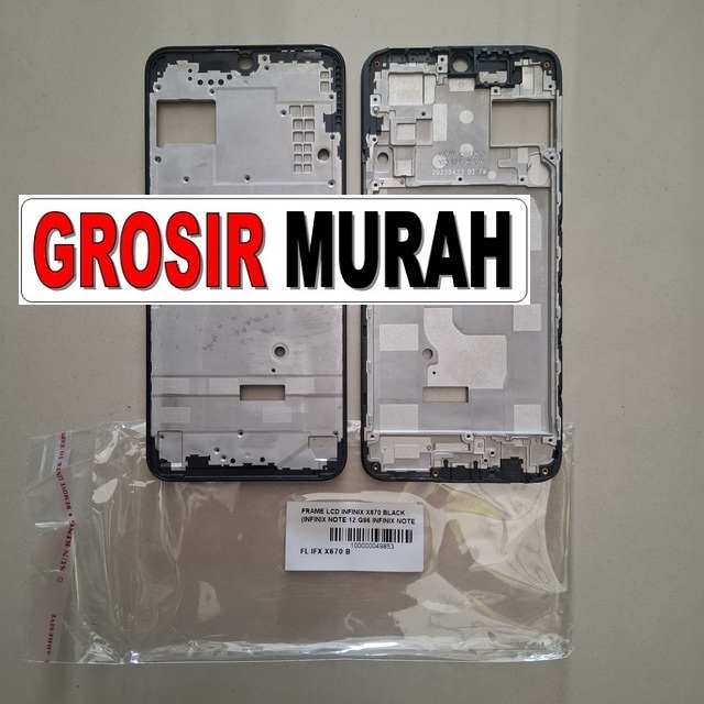 Frame Lcd Infinix X670 Black (infinix Note 12 G96 Infinix Note 12 Turbo)