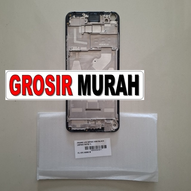 Frame Lcd Infinix X690 Black (infinix Note 7)