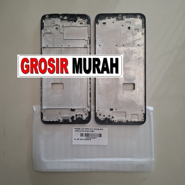 Frame Lcd Oppo A15 2020 Black (oppo A15s A16k A16e)