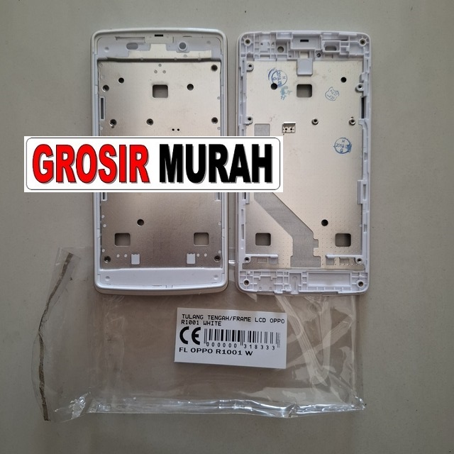 Frame Lcd Oppo R1001 White
