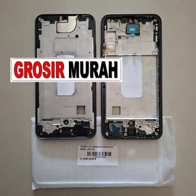 Frame Lcd Samsung A346 Black Bezel (a34 5g)