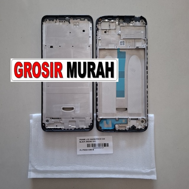 Frame Lcd Xiaomi Poco C40 Black (Redmi 10C)