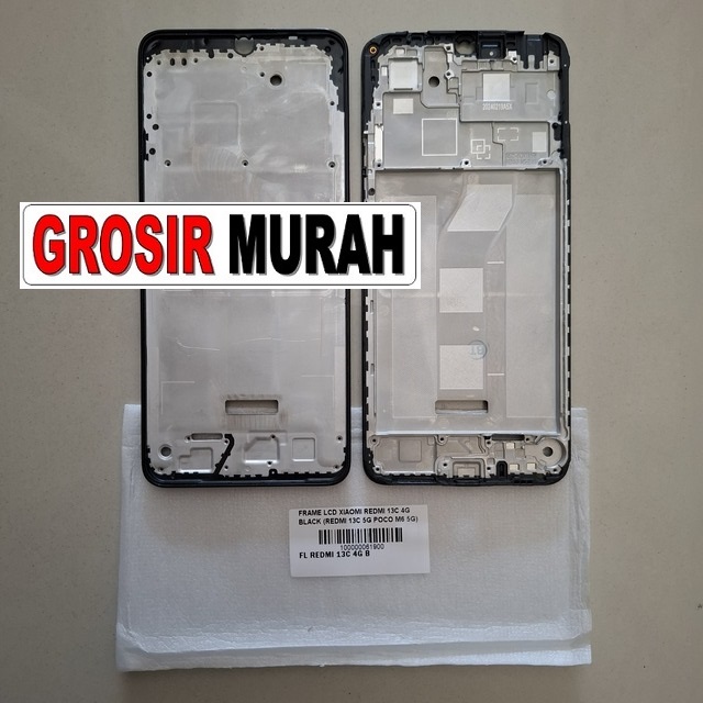 Frame Lcd Xiaomi Redmi 13C 4G Black (Redmi 13C 5G Poco M6 5G)