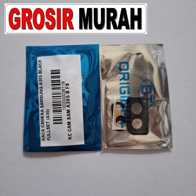Kaca Kamera Samsung A305 Black Fullset (Galaxy A30)