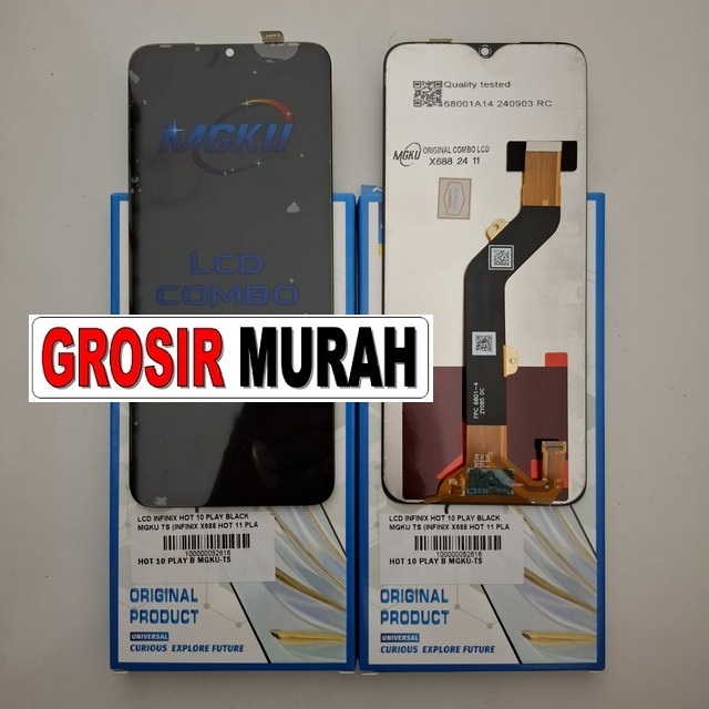 Lcd Infinix Hot 10 Play Black Mgku Ts (infinix X688 Hot 11 Play)