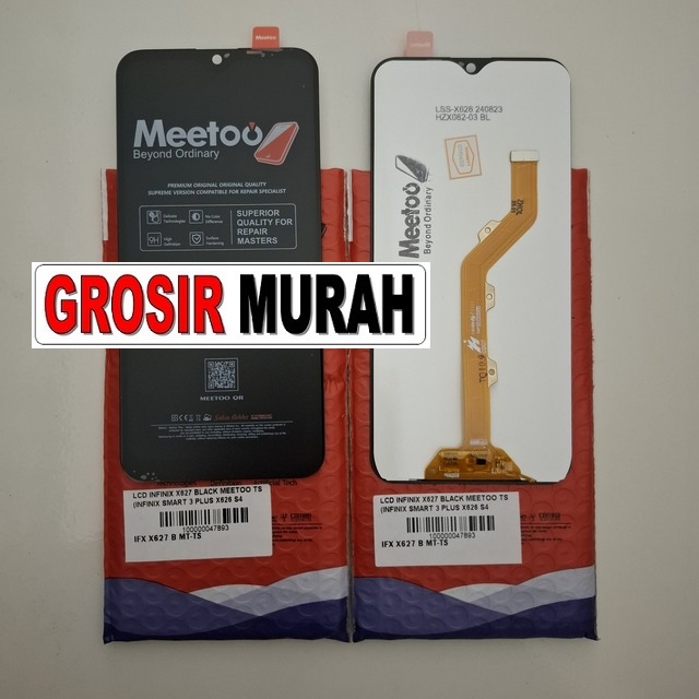 Lcd Infinix X627 Black Meetoo Ts (infinix Smart 3 Plus X626 S4)
