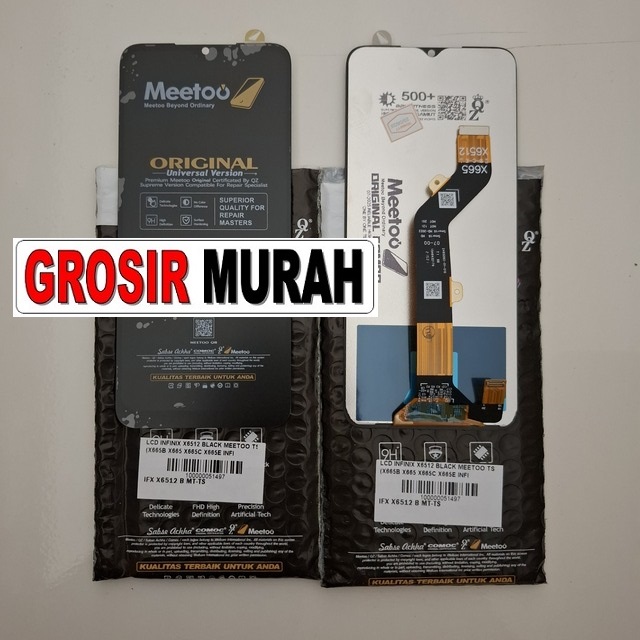 Lcd Infinix X6512 Black Meetoo Ts (x665b X665 X665c X665e Infinix Smart 6 Hd Hot 12i Hot 20i)
