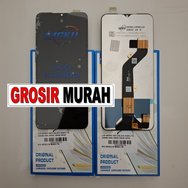 Lcd Infinix X6512 Black Mgku Ts (x665b X665 X665c X665e Infinix Smart 6 Hd Hot 12i Hot 20i)