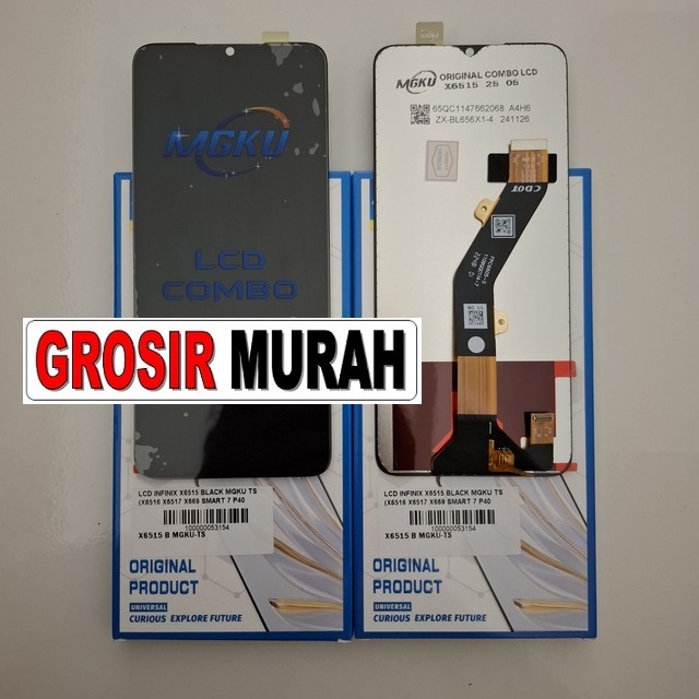 Lcd Infinix X6515 Black Mgku Ts (x6516 X6517 X669 Smart 7 P40 Itel S23 Spark Go 2023