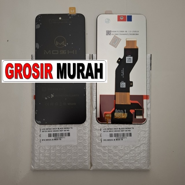 Lcd Infinix X6531 Black Moshi Ts X6720 X6532 X6532c Hot 50i Hot 50 5g Smart 9 Spark Go 1 Itel A80
