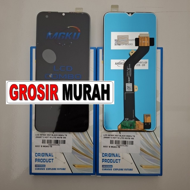Lcd Infinix X657 Black Mgku Ts (smart 5 Hot 10 Lite X657b Vision 1 Plus Vision 1 Pro)