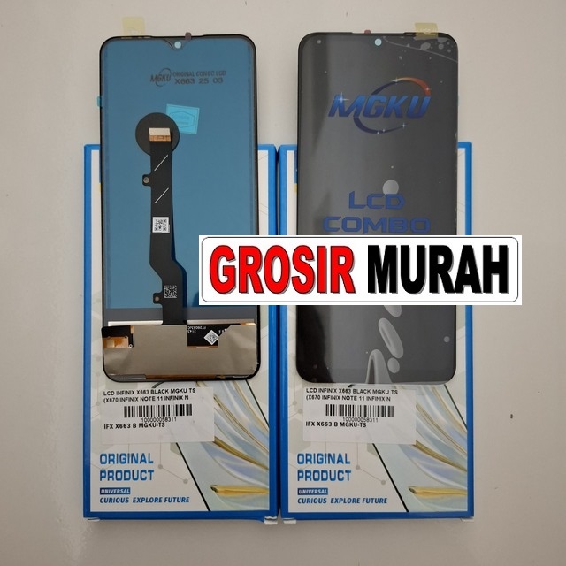 Lcd Infinix X663 Black Mgku Ts (x670 Infinix Note 11 Infinix Note 12)