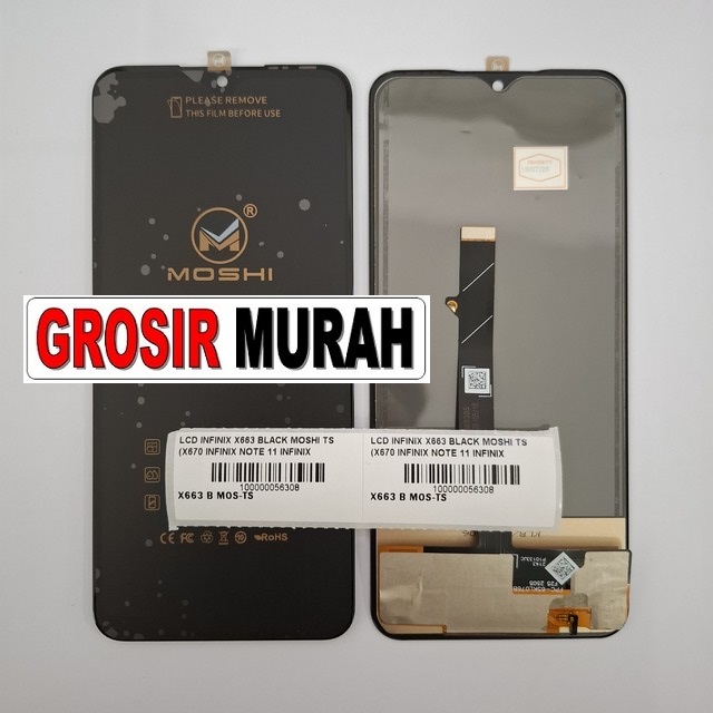 Lcd Infinix X663 Black Moshi Ts (x670 Infinix Note 11 Infinix Note 12)
