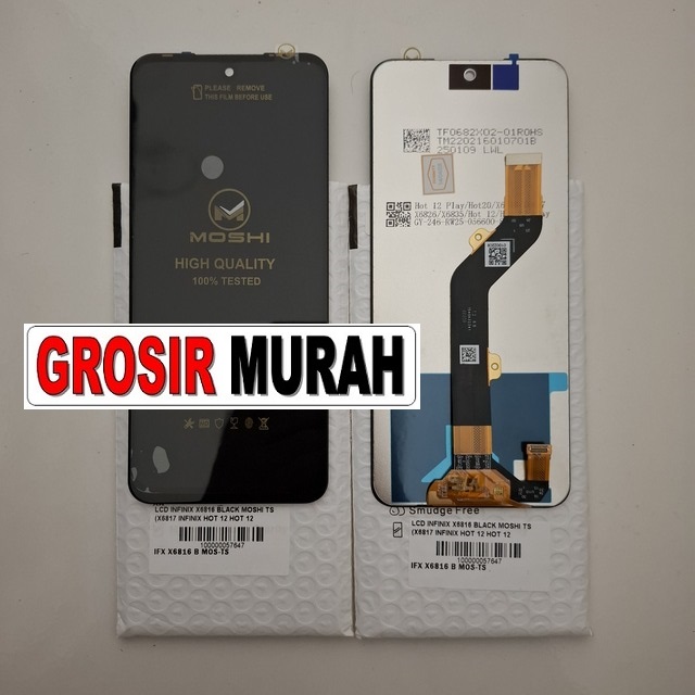 Lcd Infinix X6816 Black Moshi Ts (x6817 X6826 X6835 Infinix Hot 12 Hot 12 Play Hot 20 Hot 30 Play