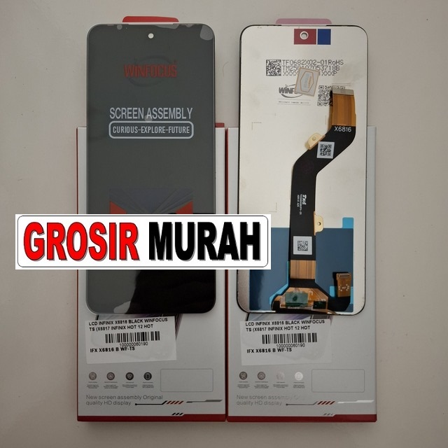 Lcd Infinix X6816 Black Winfocus Ts (x6817 Infinix Hot 12 Hot 12 Play)
