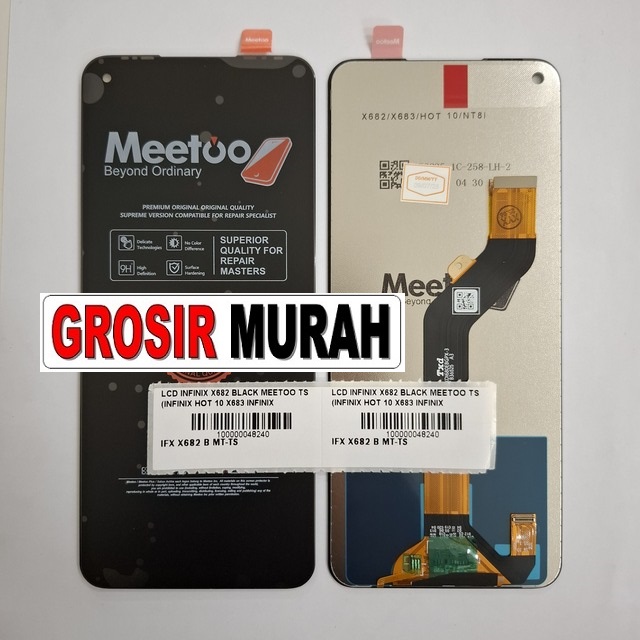 Lcd Infinix X682 Black Meetoo Ts (Infinix Hot 10 X683 Infinix Note 8I)