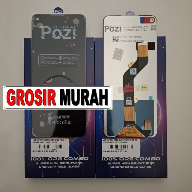 Lcd Infinix X682 Black Org Pozi Ts (infinix Hot 10 X683 Infinix Note 8i)