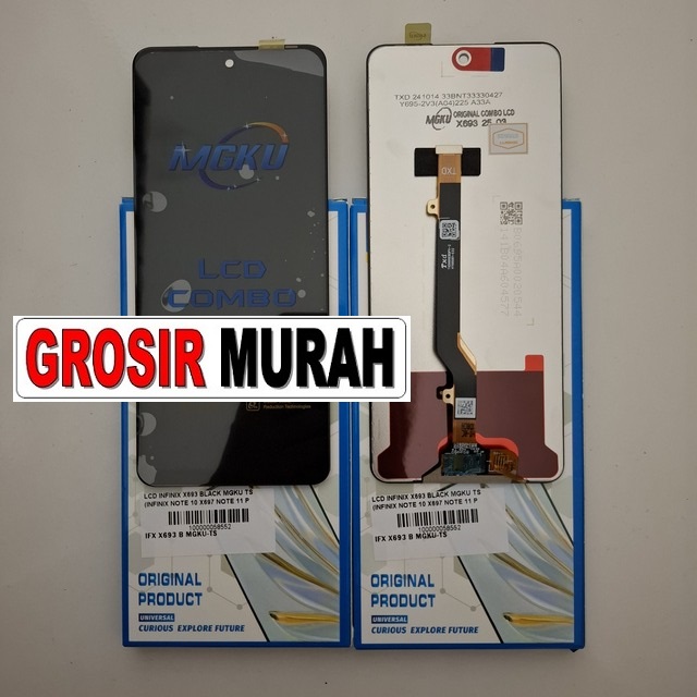 Lcd Infinix X693 Black Mgku Ts (infinix Note 10 X697 Note 11 Pro Note 11s Pova 2 Pova 3)