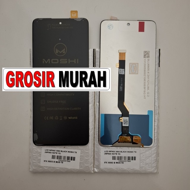 Lcd Infinix X693 Black Moshi Ts (infinix Note 10)