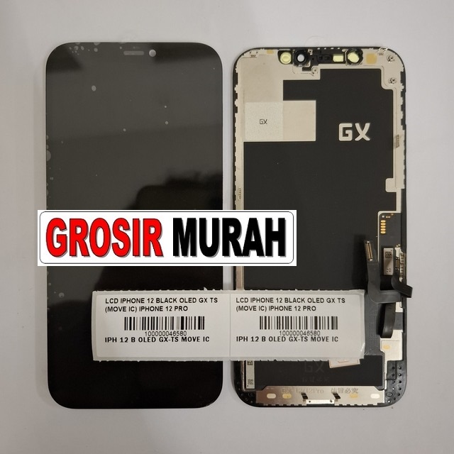 Lcd Iphone 12 Black Oled Gx Ts (move Ic) Iphone 12 Pro