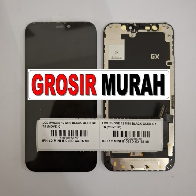 Lcd Iphone 12 Mini Black Oled Gx Ts (move Ic)