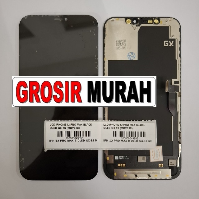 Lcd Iphone 12 Pro Max Black Oled Gx Ts (move Ic)