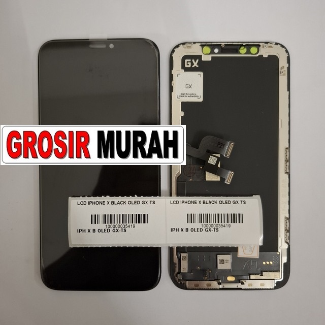 Lcd Iphone X Black Oled Gx Ts