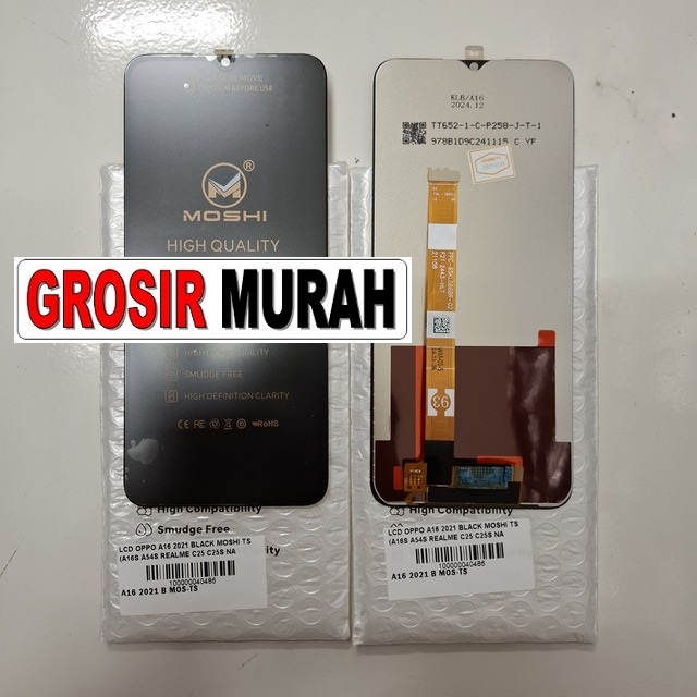 Lcd Oppo A16 2021 Black Moshi Ts (a16s A54s Realme C25 C25s Narzo 50a)