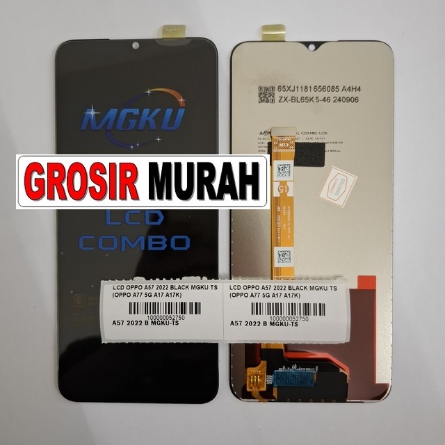 Lcd Oppo A57 2022 Black Mgku Ts (oppo A77 5g A17 A17k)