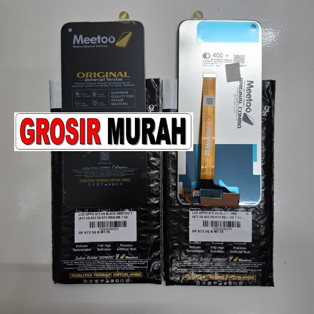 Lcd Oppo A73 5g Black Meetoo Ts (a72 5g A53 5g K7x Realme 7 5g V5 5g Q2 Narzo 30 Pro 5g)