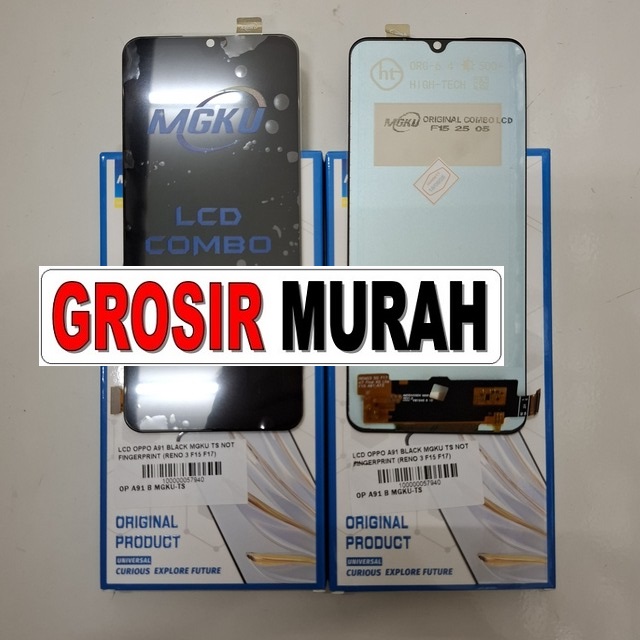 Lcd Oppo A91 Black Mgku Ts Not Fingerprint (reno 3 F15 F17)