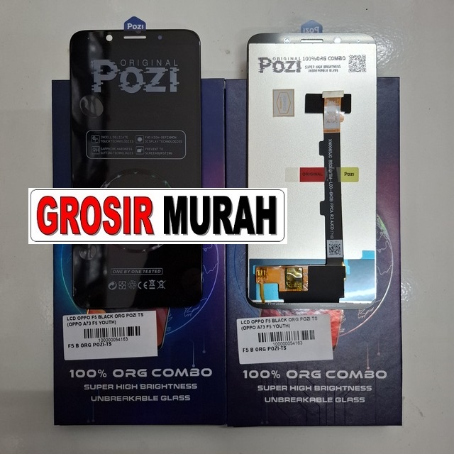 Lcd Oppo F5 Black Org Pozi Ts (oppo A73 F5 Youth)