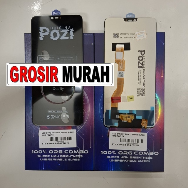 Lcd Oppo F7 Small Bangs Black Org Pozi Ts