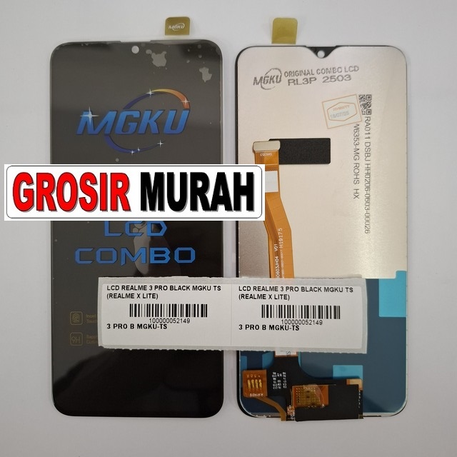 Lcd Realme 3 Pro Black Mgku Ts (realme X Lite)