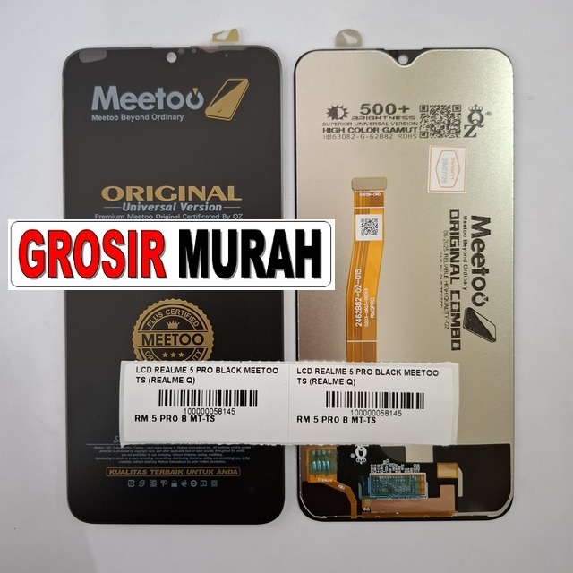 Lcd Realme 5 Pro Black Meetoo Ts (realme Q)