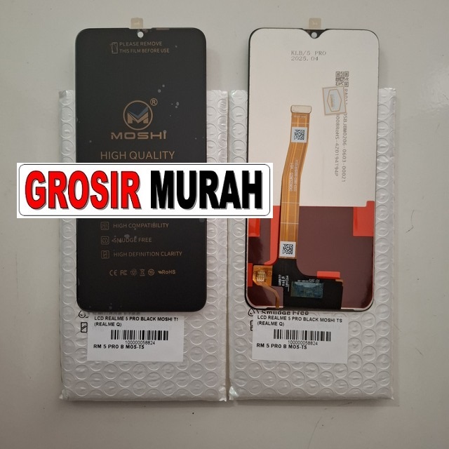 Lcd Realme 5 Pro Black Moshi Ts (realme Q)