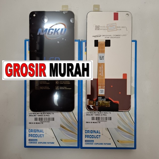 Lcd Realme 6 Black Mgku Ts (realme 7 Narzo 20 Pro)
