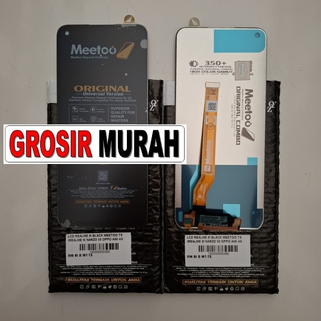 Lcd Realme 8i Black Meetoo Ts (realme 9i Narzo 50 Oppo A96 4g K10)